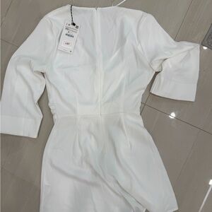 Elegant White Women's Dress